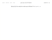 Tablet Screenshot of jackguinness.com